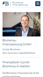 Mobile Screenshot of blumenau-finanzplanung.de